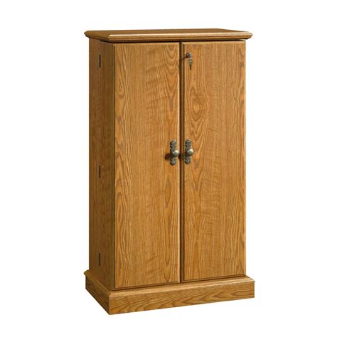 Sauder Orchard Hills Multimedia Storage Cabinet Carolina Oak Review