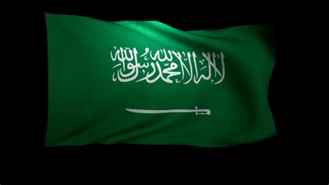 saudi arabia flag waving gif