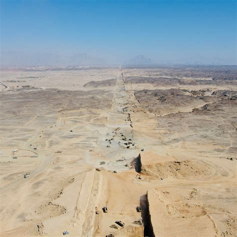 saudi arabia line project progress