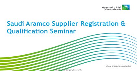 saudi aramco supplier registration