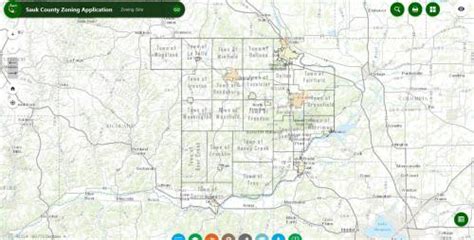 sauk county gis map