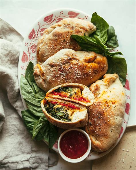 Ricotta Calzones with Spinach and Sausage Karen's