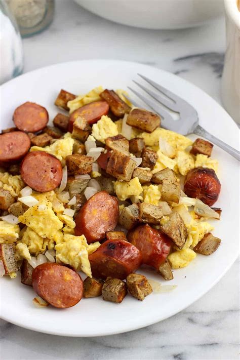 Sausage Eggs Breakfast
