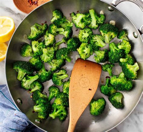 Sautéing Broccoli Sprouts
