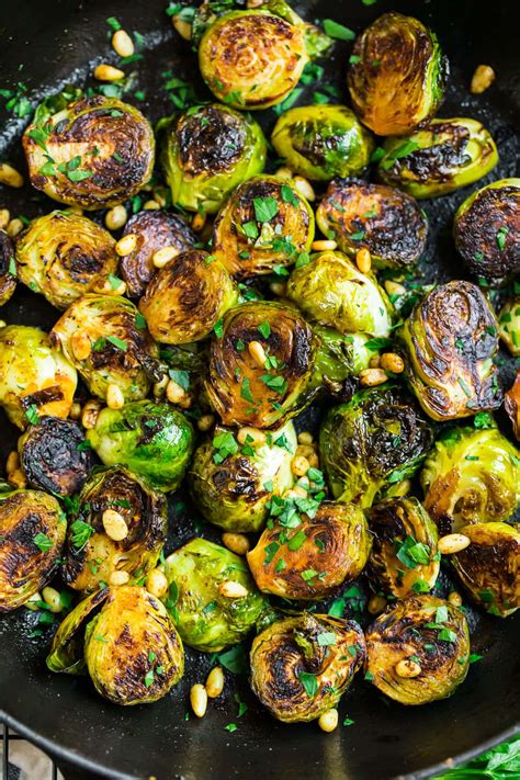 Saute brussel sprouts