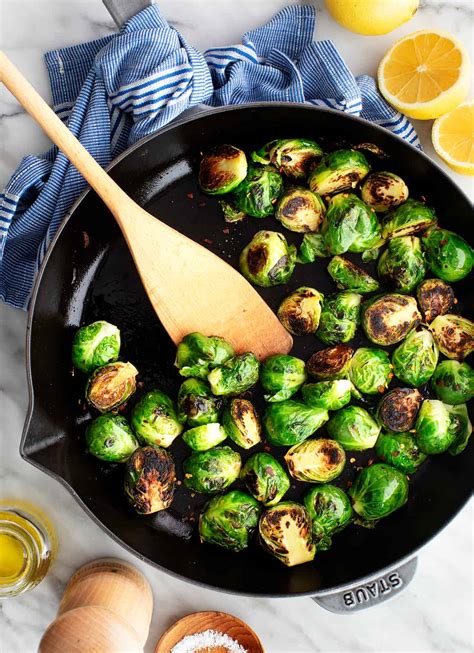 sauteed Brussels sprouts