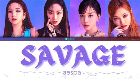 savage aespa lyrics romanized
