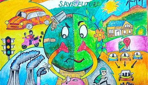 Save Earth Poster Drawing || Earth Day Poster Making || Cute Earth