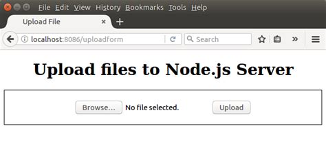 Save File To Server Nodejs