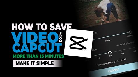 Saving Video in CapCut
