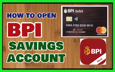 savings account in bpi