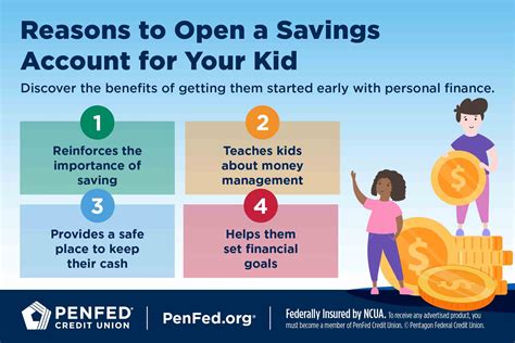 savings accounts for children under 10