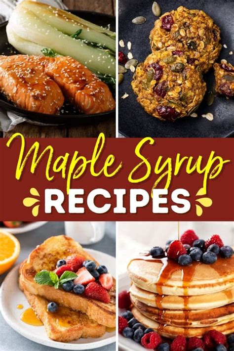 Savory Recipes Using Maple Syrup