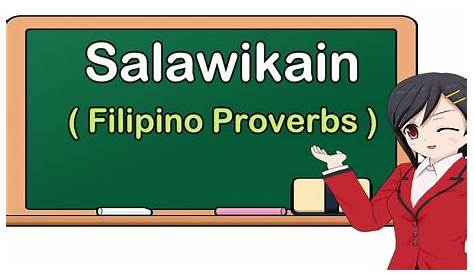 SOLUTION: Week 6 salawikain at tayutay - Studypool
