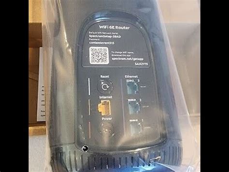 Spectrum WiFi 6E Advanced Router SAX2V1S NEW Free S/H