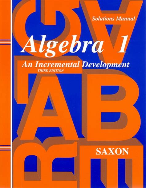 saxon algebra 1 3rd edition pdf