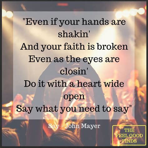 Say What You Need To Say Lyrics