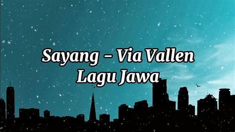 sayang via vallen lyrics