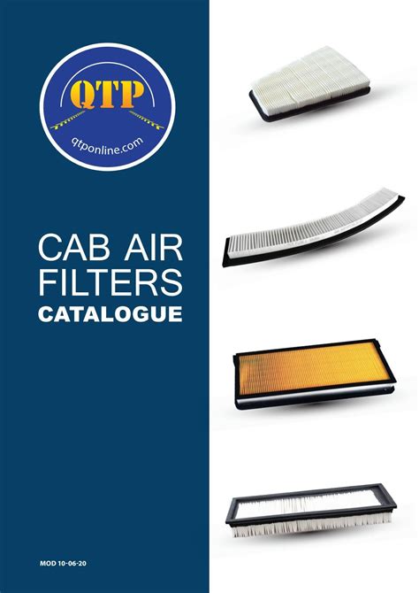 sb air filters catalog