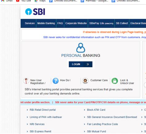 sb net banking login customer care number