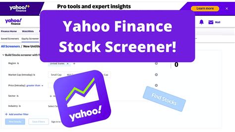 sb stock screener by yahoo finance