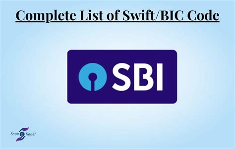 sbi branch swift code list