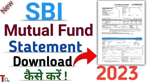 sbi mutual fund statement