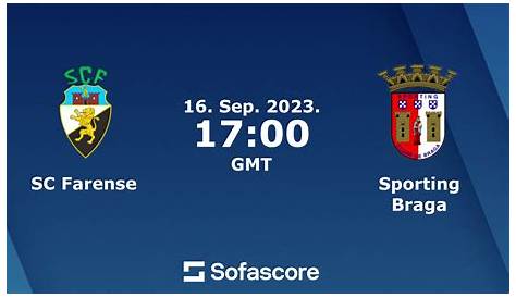 SC Braga B vs SC Farense live score, H2H and lineups | Sofascore