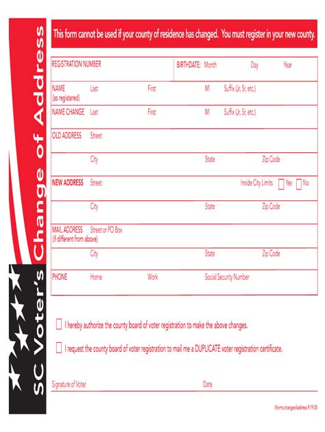 sc voter registration address change