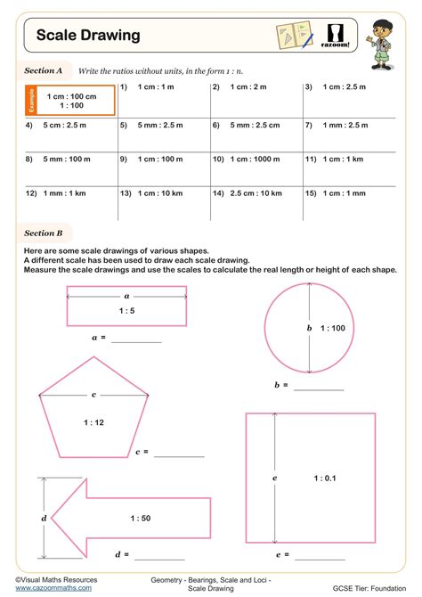 Scale Drawing Questions Grade 8
