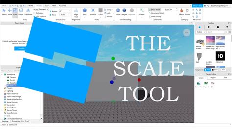 Scale Tool Roblox Studio