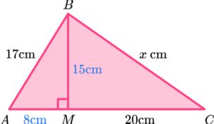 Scalene Triangle Pythagorean Theorem