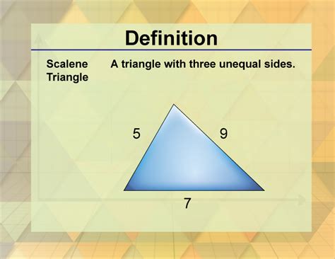 Scalene Triangles Definition Math