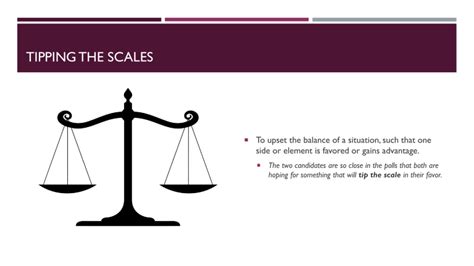 Scales Tipping Definition