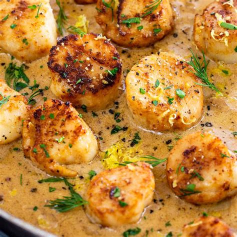 Scallops Garlic Sauce