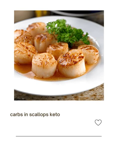 Scallops Net Carbs