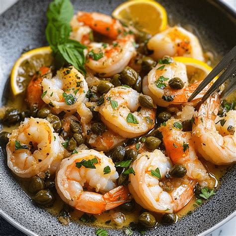 Scampi With Capers