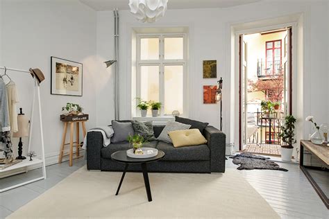 Scandinavian OneRoom Studio Apartment In Gothenburg DigsDigs
