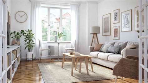 Scandinavian Apartment Decor Setup Simple