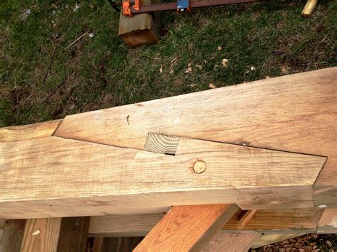 scarf joints in timber