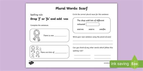 Scarf Word Example