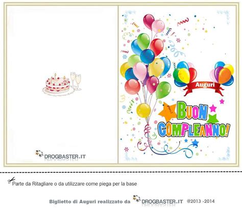 scarica biglietto auguri compleanno gratis