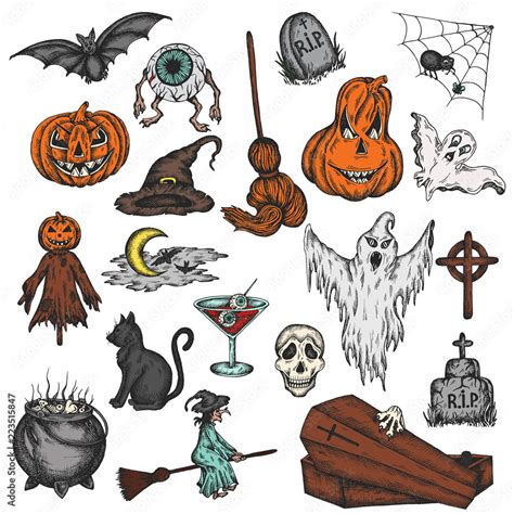 Scary Halloween Costume Cartoon