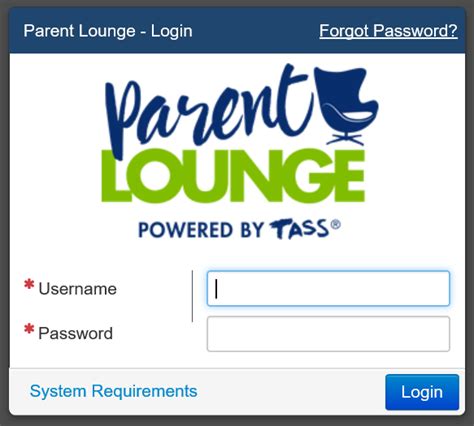 scas parent lounge login