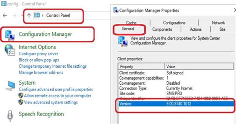 sccm client versions