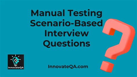 scenario based interview questions for mobile testing