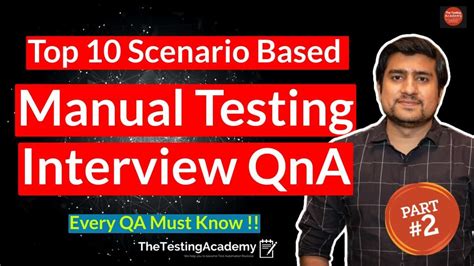 scenario based interview questions for performance testing