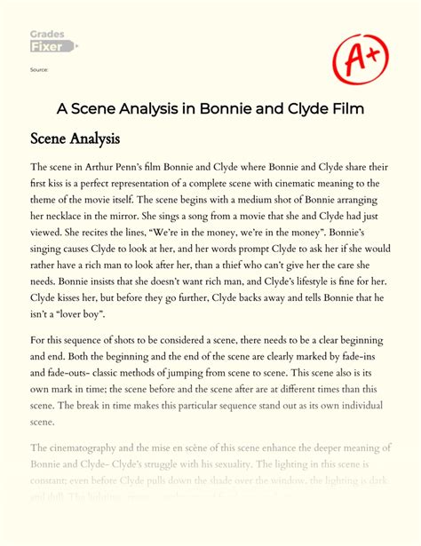 scene analysis example