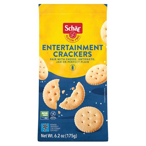 Schar Entertainment Crackers: A Delicious And Healthy Snack Option