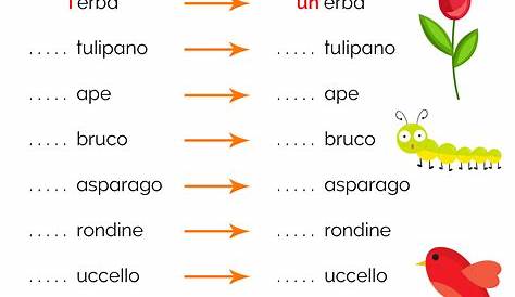 Classe prima, italiano: riconoscimento delle vocali | Learning italian